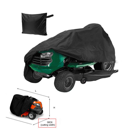 Lawnmower Tarpaulin, Garden Tractor Protective Cover, Waterproof UV-Resistant Dust Cover for Riding Lawn Mower, Protective Cover Contr-L