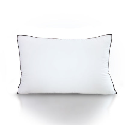 Casa Decor Silk Blend Pillow Hypoallergenic Gusset Cotton Cover Twin Pack