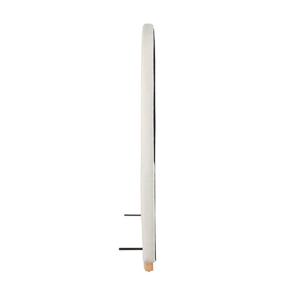 Milano Decor Newark Curved Bead Head Cream - Queen