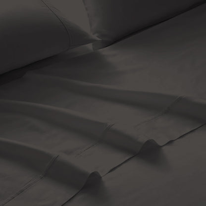 Royal Comfort 1500 Thread Count Cotton Rich Sheet Set 4 Piece Ultra Soft Bedding - King - Dusk Grey