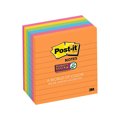 POST-IT 675-6SSUC RDJ Lined Pack of 5