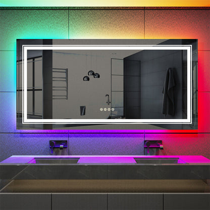 LED Bathroom Mirror 1830x900mm Anti-fog Shatterproof