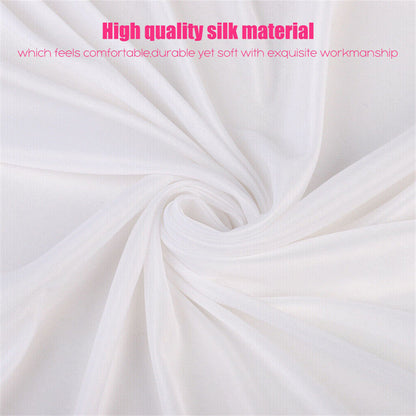 3x6m White Stage Curtain Backdrop