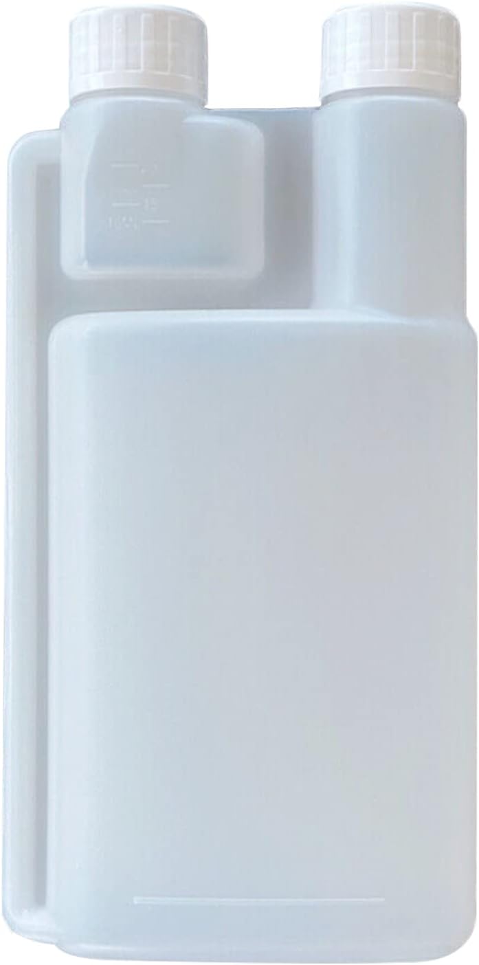 1000ml Plastic Twin Chamber Bottle 10Pcs Tamper Evident Cap