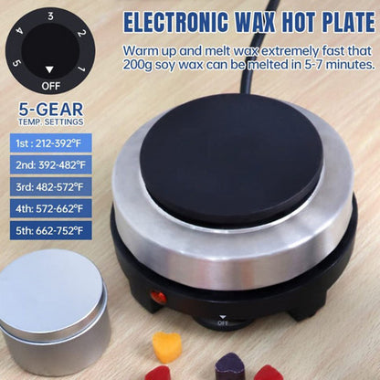 DIY Candle Making Kit 1KG Wax Bean Electric Wax Melter Pouring Pot Thermometer