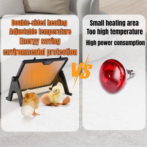 Chick Brooder Heating Plate Chicken Coop Heater Dual-Sided Duck Poultry Brooder