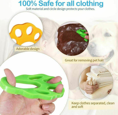 2 Pcs Pet Hair Remover Floating Fur Catcher Laundry Lint Dog CAT Washing Machine