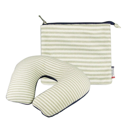 Inflatable U Shaped Travel Neck Pillow Portable Car Flight Head Rest Cushion