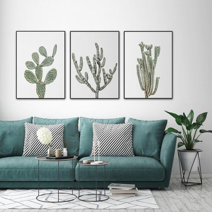 Wall Art 40cmx60cm Desert 3 Sets Black Frame Canvas