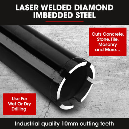 Baumr-AG Diamond Core Drill Bit 53mm Concrete Wet Dry Tile Stone Brick Marble