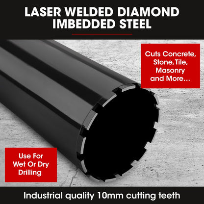 Baumr-AG Diamond Core Drill Bit 152mm Concrete Wet Dry Tile Stone Brick Marble 1-1/4 UNC