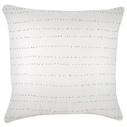 Cushion Cover-With Piping-Journey Beige-60cm x 60cm
