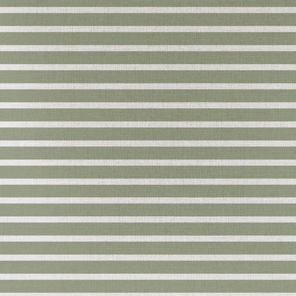 Cushion Cover-Coastal Fringe-Hampton Stripe Sage-60cm x 60cm