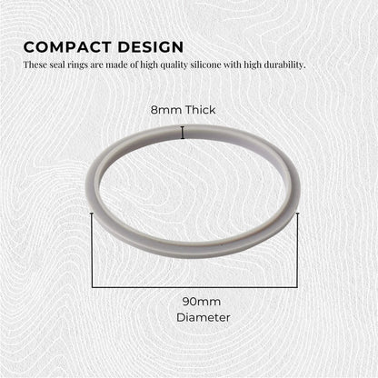 For Nutribullet Short Cup + Handheld Lip Ring + Grey Seal 900 and 600 Models