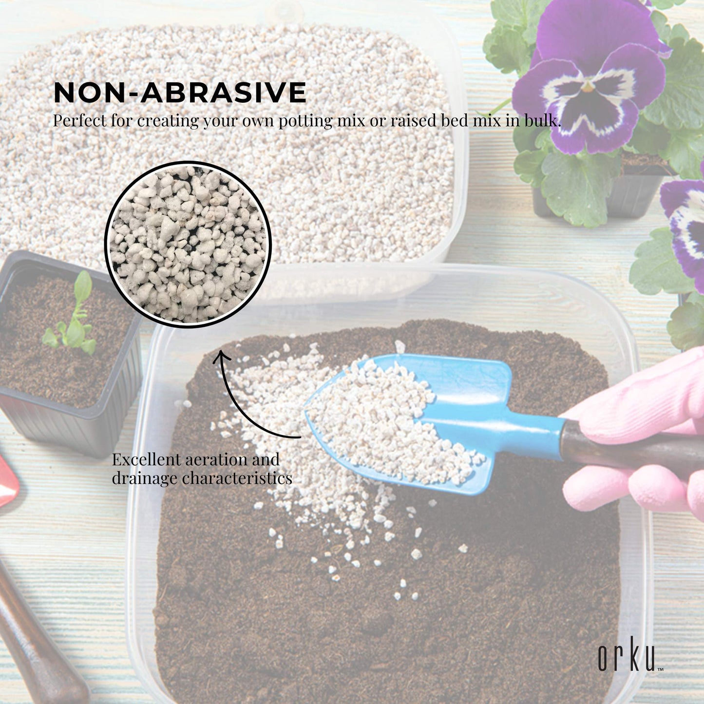 100L Perlite Coarse Premium Soil Expanded Medium Plants Hydroponics Bulk