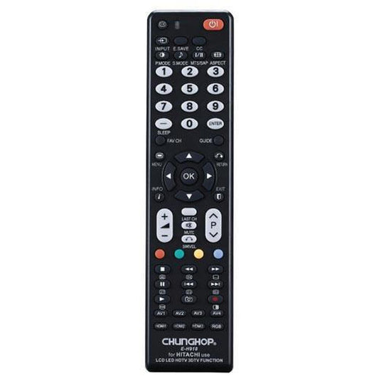 Chunghop Universal TV Remote Control Compatible with Hitachi LCD Smart Plasma HD