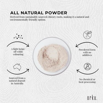 1.1Kg Organic Sodium Bentonite Clay Powder Tub Bucket - Cosmetic Montmorillonite