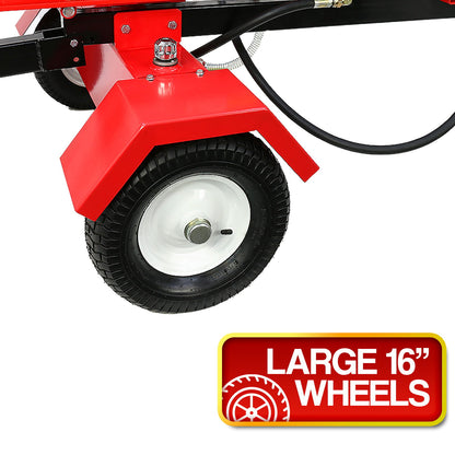 Yukon 60 Ton 420cc Hydraulic Log Splitter Petrol Engine Wood Firewood Cutter