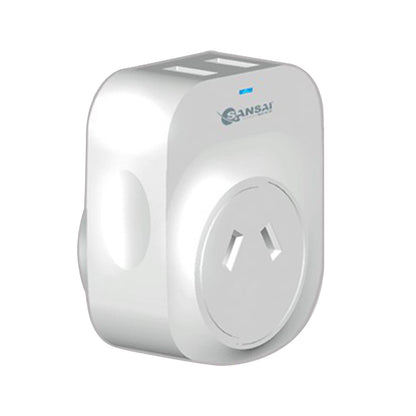 Sansai Travel Adaptor 2 X USB - Japan
