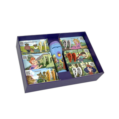 Storytelling Torch Projector 6 Stories Gift Set - Audio Kids Learning STEM Toy  - Series 2