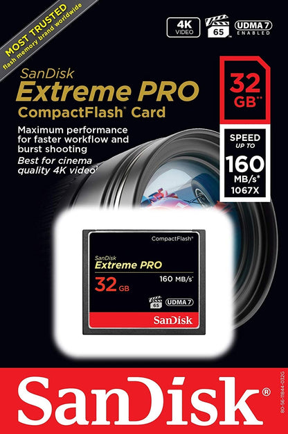 SanDisk Extreme Pro CFXP 32GB CompactFlash 160MB/s (SDCFXPS-032G)