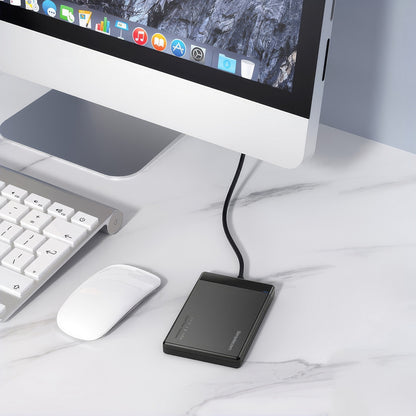 Simplecom SE109 Tool-free 2.5" SATA HDD SSD to USB-C Enclosure USB 3.2 Gen 1