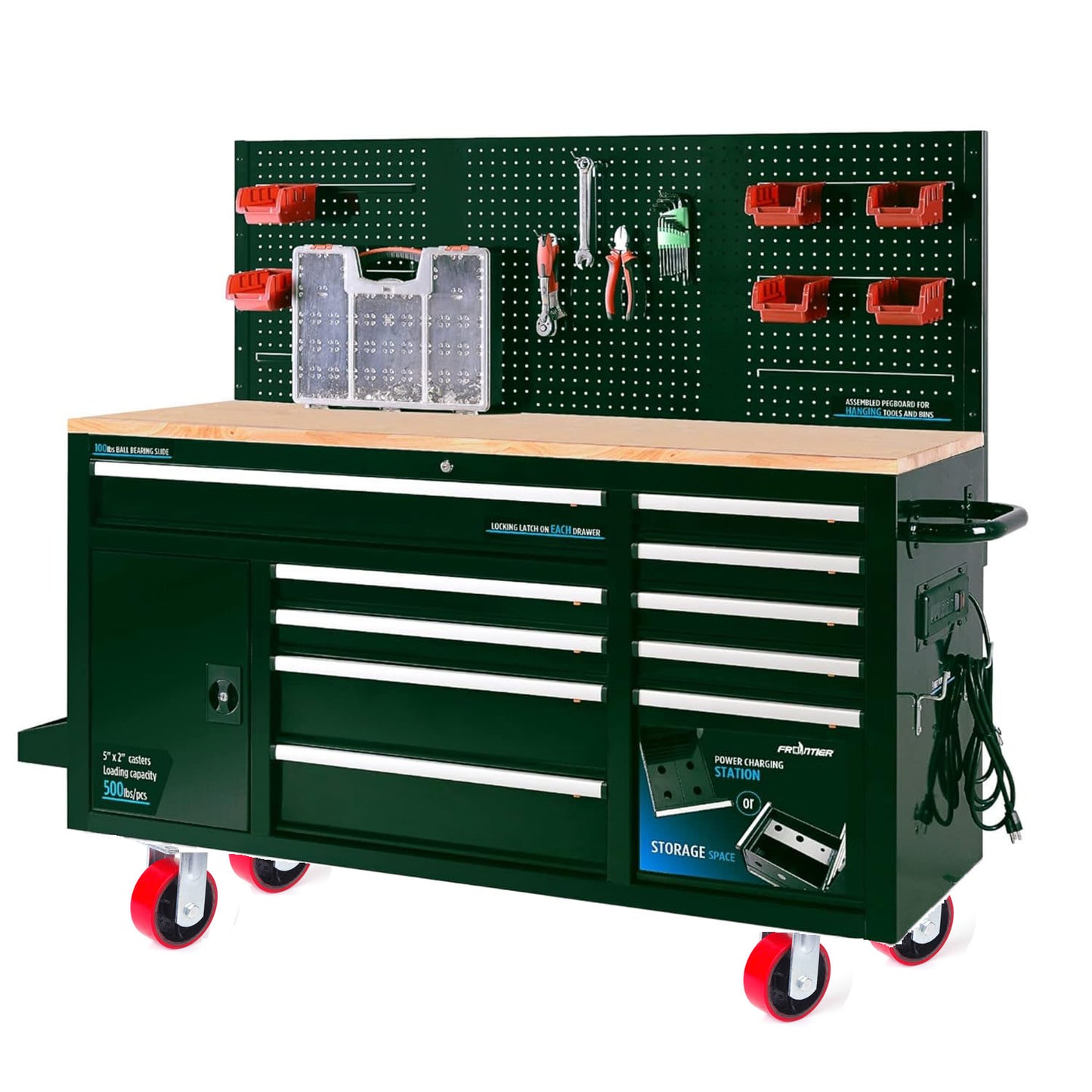 4x 6 inch Industrial 2400KG Swivel Brake Locking Caster Castor Wheels Casters 2x swivel 2x fixed Furniture Workbench