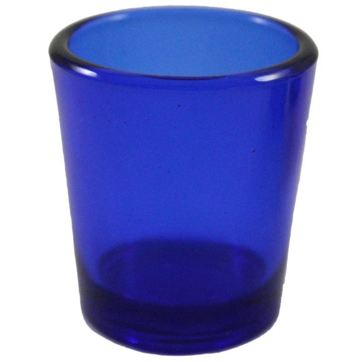 10 Pack Blue Glass Votive Tealight Candle Holders House Party Centerpiece Xmas Wedding Decor Glass Candlestick Party Decorations Bridal Baby Shower Event