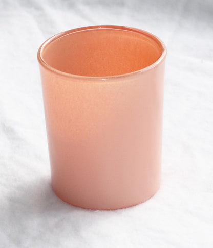 10 Pack Champagne Pale Pink Glass Votive Tealight Candle Holders House Party Centerpiece Xmas Wedding Decor Glass Candlestick Party Decorations Bridal Valentines Event