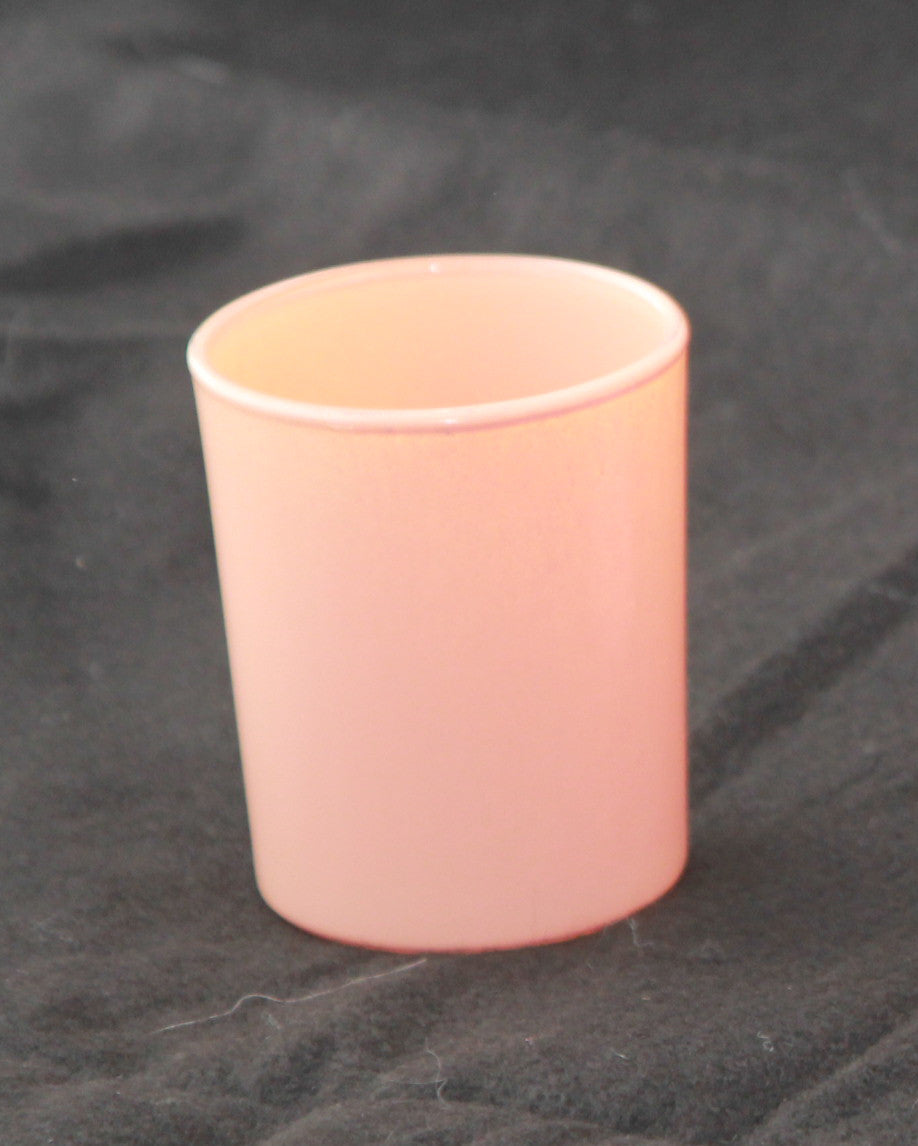 10 Pack Champagne Pale Pink Glass Votive Tealight Candle Holders House Party Centerpiece Xmas Wedding Decor Glass Candlestick Party Decorations Bridal Valentines Event