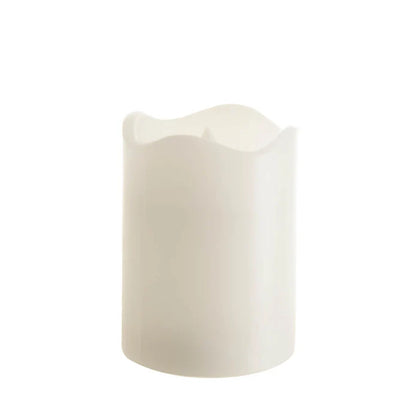 10 Pcs LED Block Pillar Candle White Flameless Safe Indoor Battery Power Party Home Decor Wedding Xmas Table Centrepiece