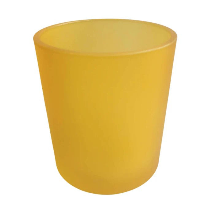40 Bulk Yellow Frosted Glass Votive Candle Holders Table Centreoieces  Xmas Wedding Anniversary Event Recption Party Function or Home Decor