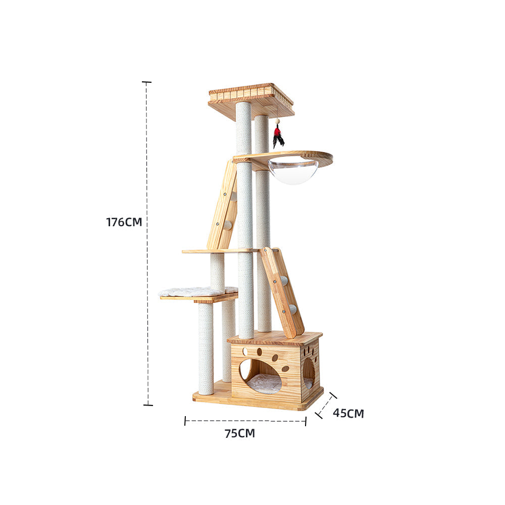 HONEYPOTCAT Majestic Wood Retreat - 176cm