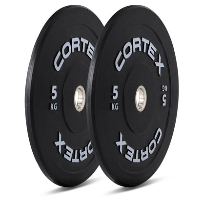 CORTEX 120kg Black Series V3 Bumper Plate Set