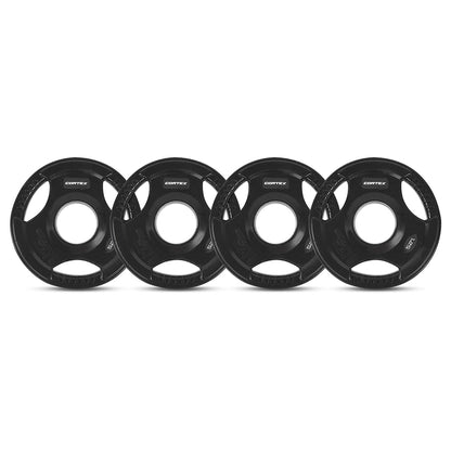 CORTEX 80kg Tri-Grip V2 50mm Olympic Plate Set