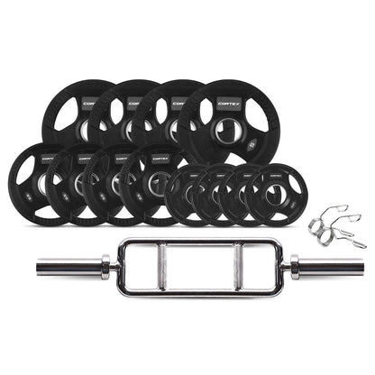 CORTEX 45kg Tri Bar V2 50mm Olympic Weight Set