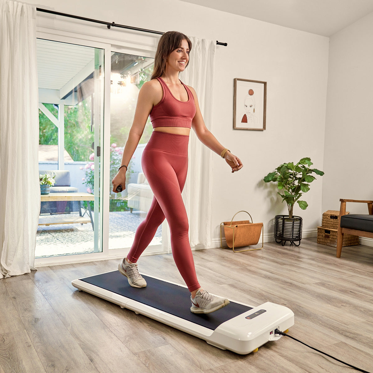 WalkingPad C2 Compact Folding Treadmill in White