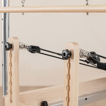 Lifespan Fitness Contour Cadillac Pilates Reformer with Full Trapeze Table (Black)