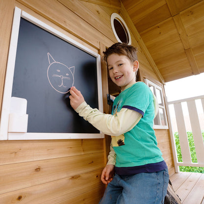Lifespan Kids Warrigal Cubby House with 2.2m Slide (Green)
