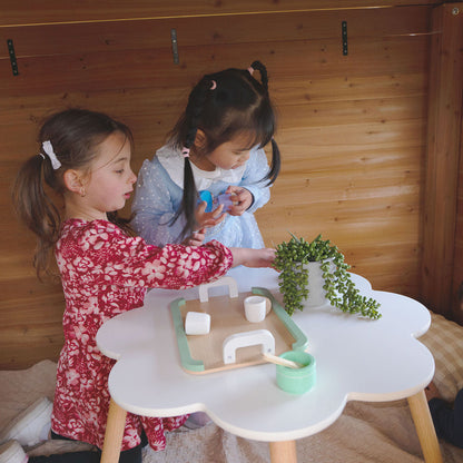 Lifespan Kids Warrigal Cubby House with 2.2m Slide (White)
