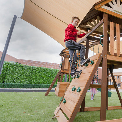 Lifespan Kids Armadale Swing Set & Play Centre with Two 2.2m Slide (Green)