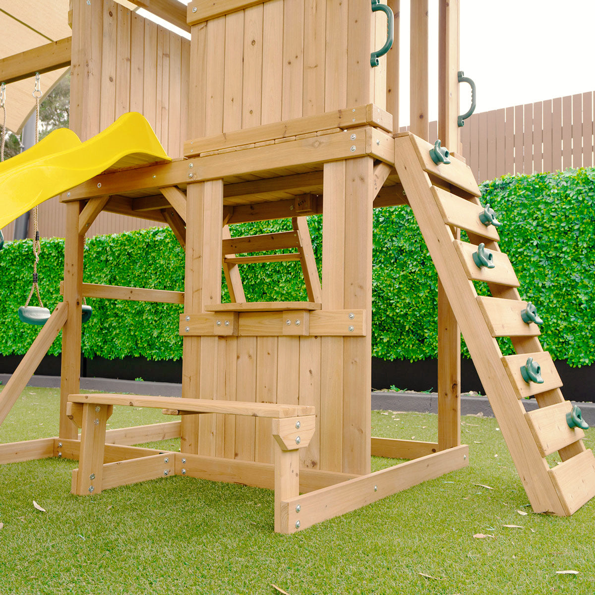 Lifespan Kids Carindale Swing Set & Play Centre with 2.2m Slide (Yellow)