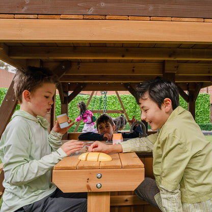 Lifespan Kids Coventry Swing Set & Play Centre with 2.2m Slide (White)