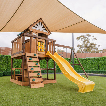 Lifespan Kids Coventry Swing Set & Play Centre with 2.2m Slide (Yellow)