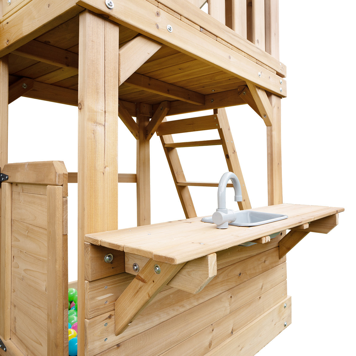 Lifespan Kids Montrose Swing Set & Play Centre with 2.2m Slide (Pastel Green)