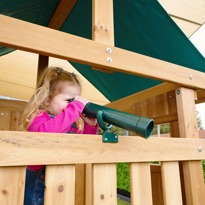 Lifespan Kids Montrose Swing Set & Play Centre with 2.2m Slide (White)