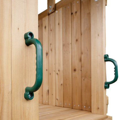 Lifespan Kids Montrose Swing Set & Play Centre with 2.2m Slide (White)