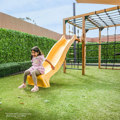 Lifespan Kids Orangutan Monkey Bars Jungle Gym Climbing Frame with 2.2m Slide (Green)