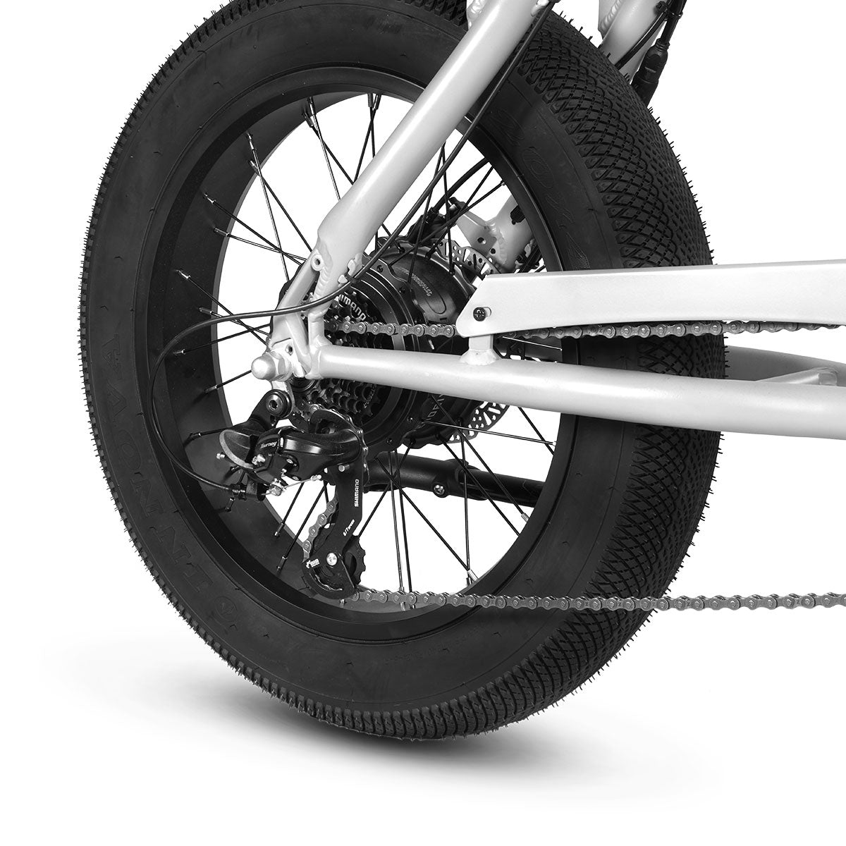Progear E-Raptor 20" Electric Street Bike - Cool Grey + Throttle