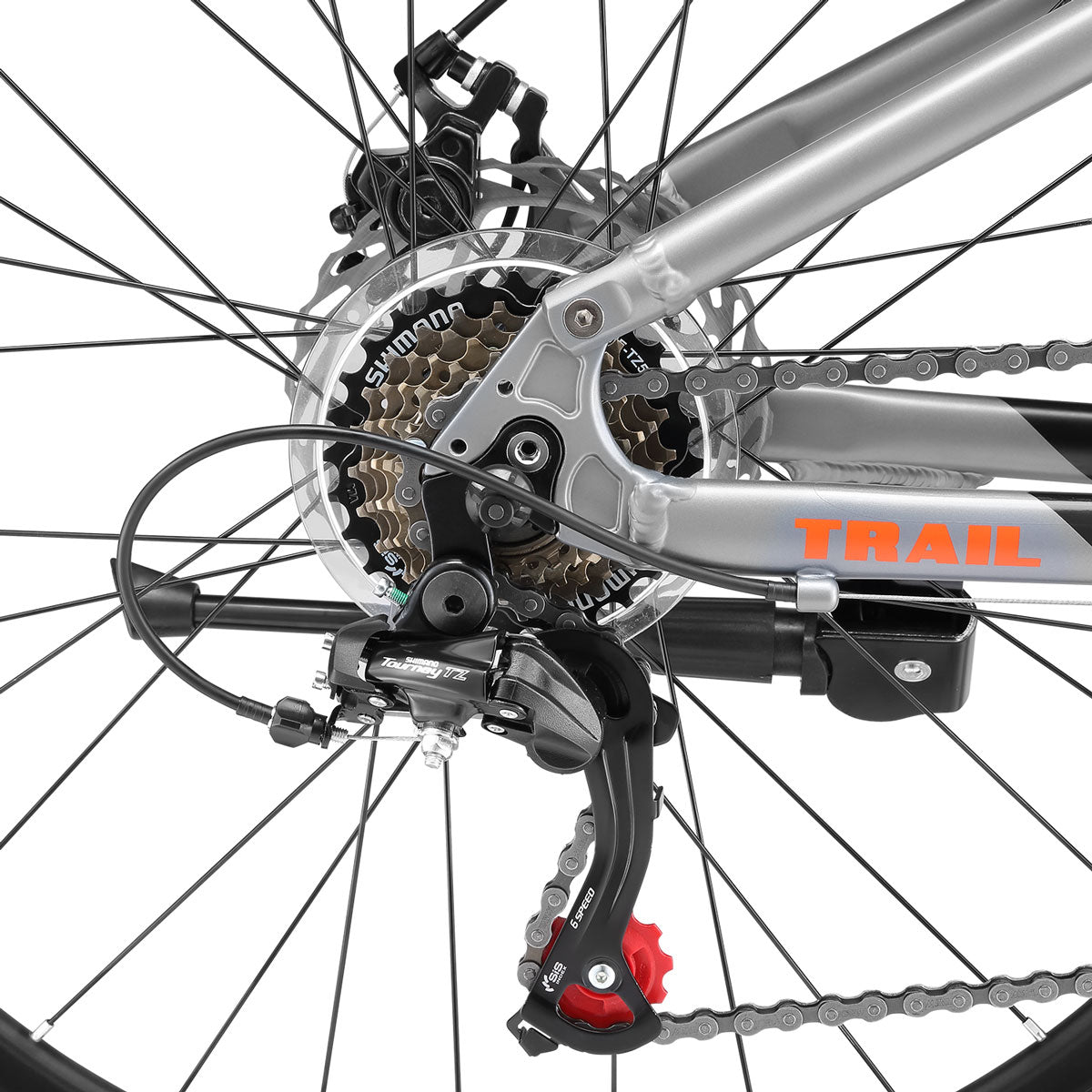 Progear Trail Dual Suspension MTB 26*17" Black Ember